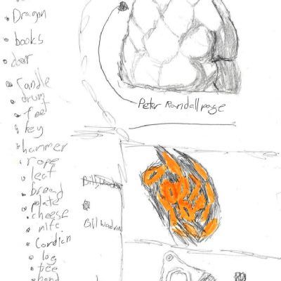 Images from pupils' sketchbooks